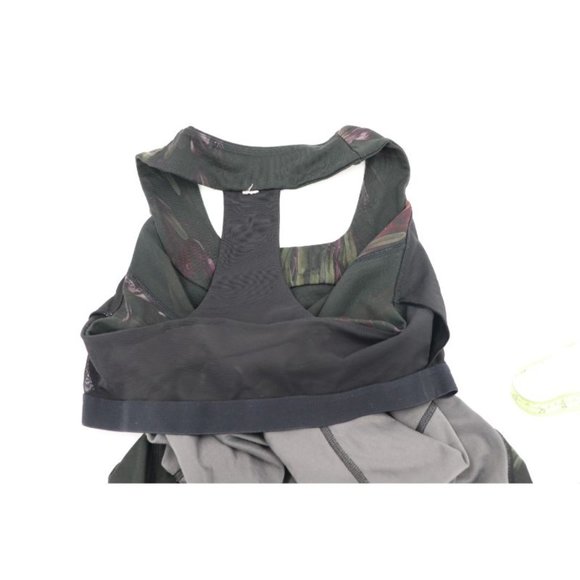 Lululemon Women's S/M Scoop‎ Neck Tank Racerback Midnight Iris Black Dark Floral - Picture 14 of 14